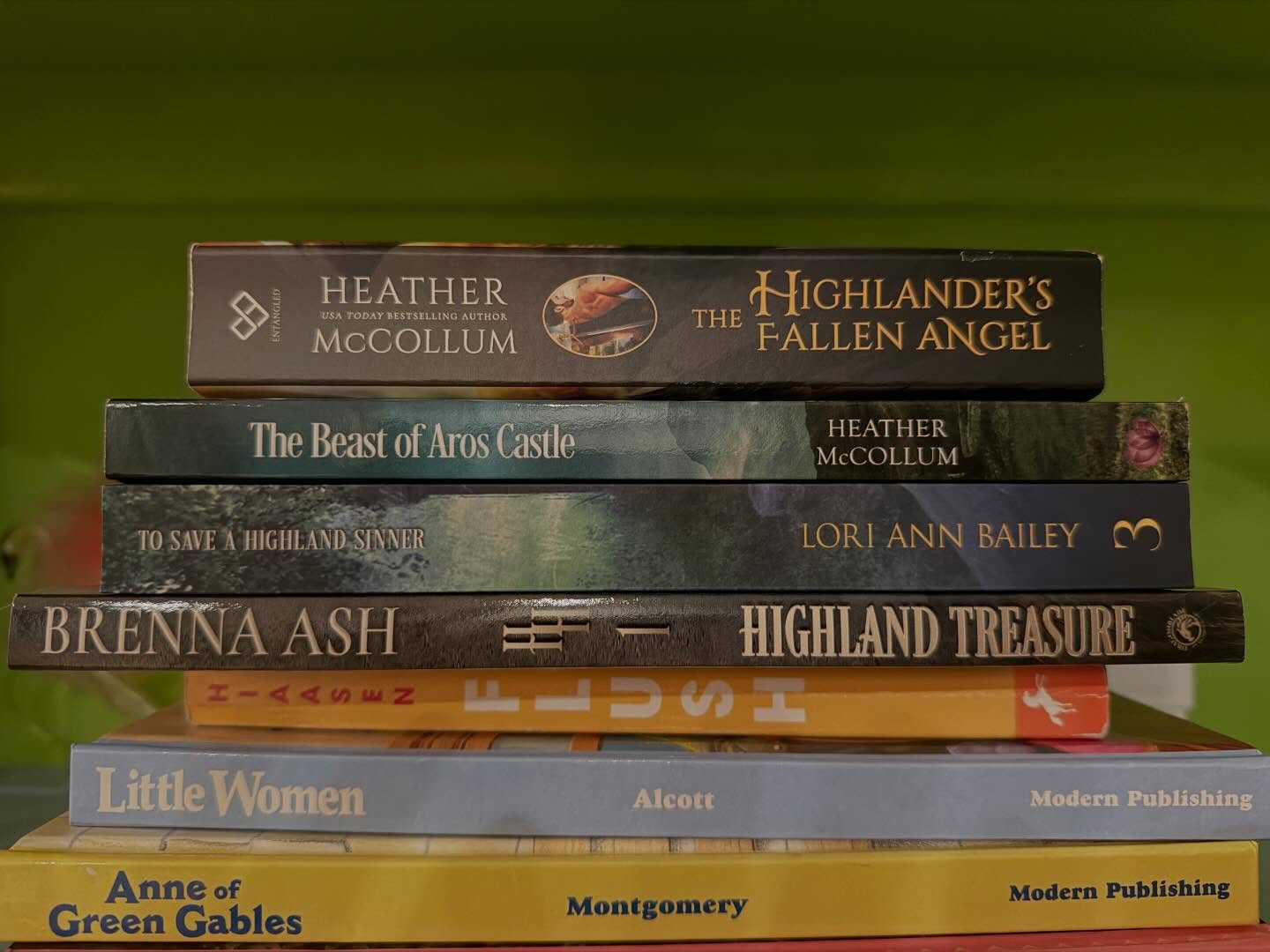 On our annual March author retreat last week and we left signed books with their book stash. #writerlife #histrom #scottishhistrom #highlanderromance