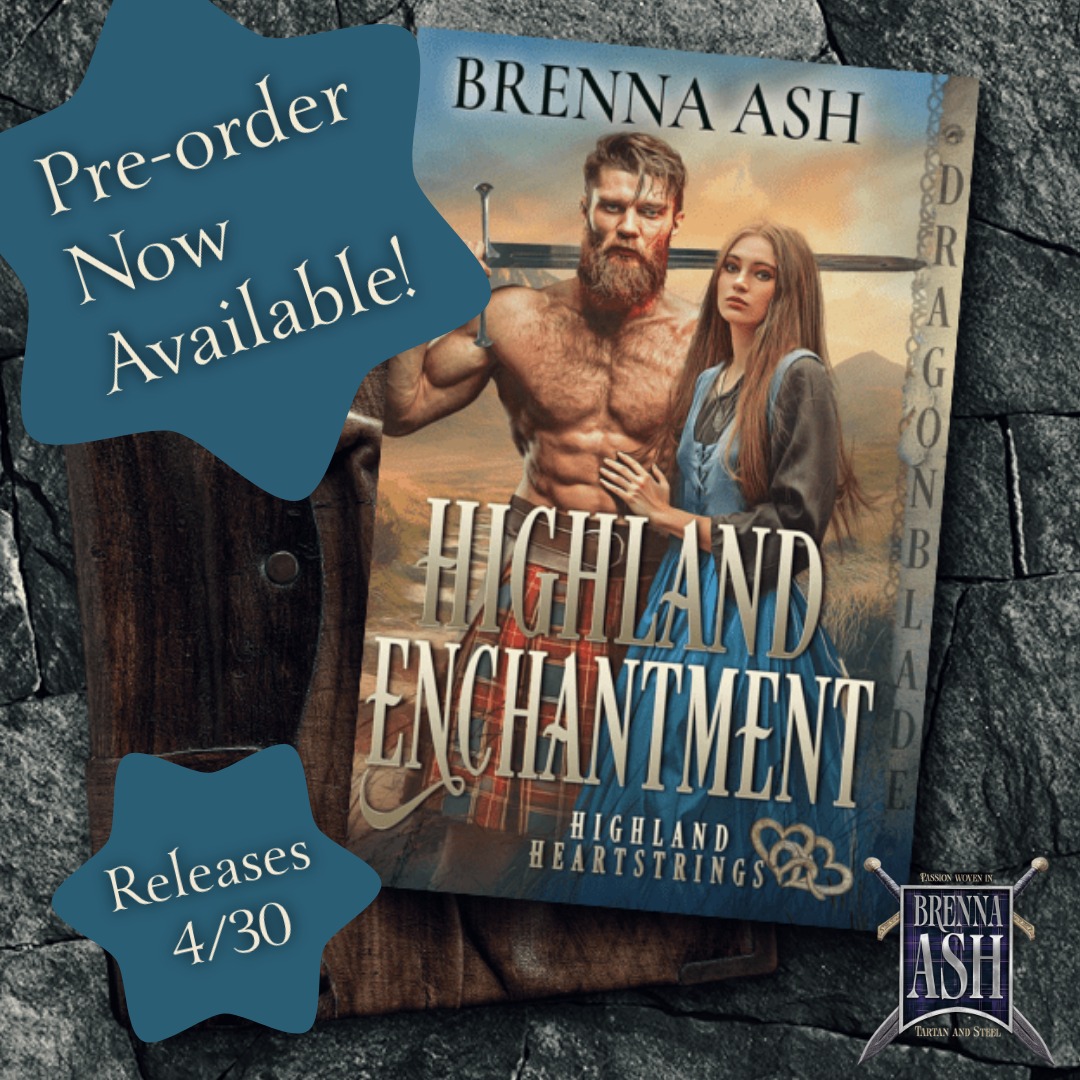 The second book in my Highland Heartstrings series, Highland Enchantment, is now available for pre-order! Releasing 4/30

He lives for solitude. She was promised to another. But on a rugged Highland path, their hearts lose their way.

Rory Hart prefers cliffs to castles, silence to conversation, and freedom to duty. So when his father commands him to escort an abandoned woman through the Highlands, he’s prepared for a miserable journey. But Alana Duran is not what he expects. She’s sharp-tongued, stubborn, and utterly unprepared for the wild—and yet, her spirit sparks something both fierce and tender within him.

Alana has no choice. Her father’s arranged a marriage to secure her family’s future, and she’s determined to obey—even if it means trekking through unfamiliar terrain with the brooding Highlander who wants nothing to do with her. Rory’s rough, unkempt, and infuriating—and yet her heart begins to betray her.

Their journey is one of barbed banter, stolen glances, and growing desire. The Highlands begin to feel less like a prison and more like a promise. As trust turns to attraction and attraction kindles something deeper, one truth becomes impossible to deny—some paths are meant to be walked together.

But Alana is still promised to another. Rory is still bound by duty to his clan. And love, no matter how wild or fierce, may not be enough to rewrite their fate. In a land where alliances are forged by marriage and loyalty can cost them everything, can two hearts choose love over obligation?

Tropes you'll love:
Enemies to lovers
Forced proximity
Betrothed to another
Stubborn Heroine
Reluctant protector
Gruff hero hiding a soft heart
One bed

Link in the comments!!