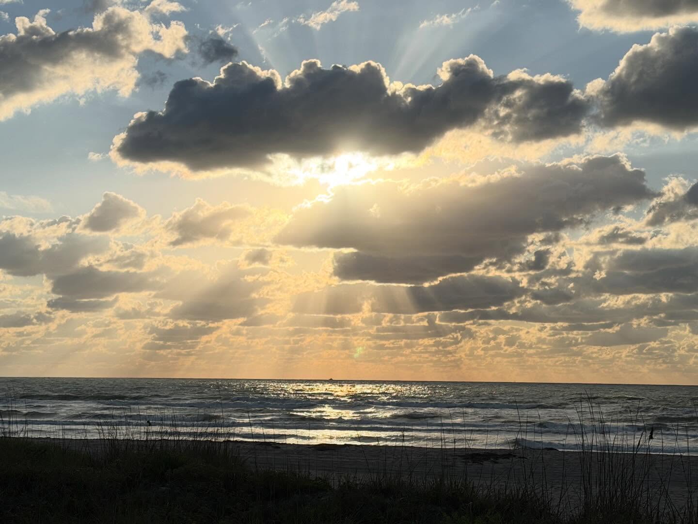 This morning’s view. #florida #sunandsand
