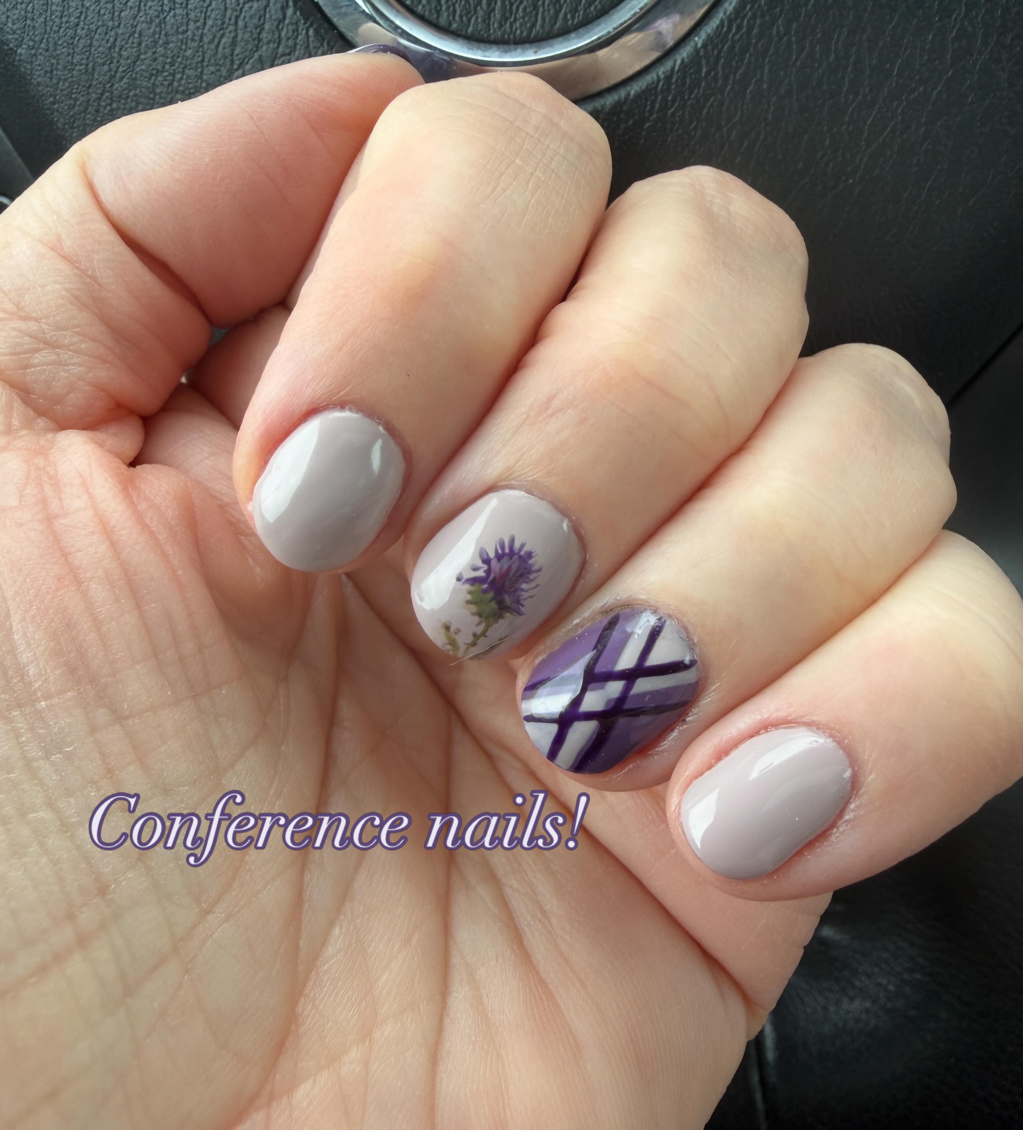 Getting ready for #RAGT26!! Nails are done! #attendingauthor #histrom #scottishromance