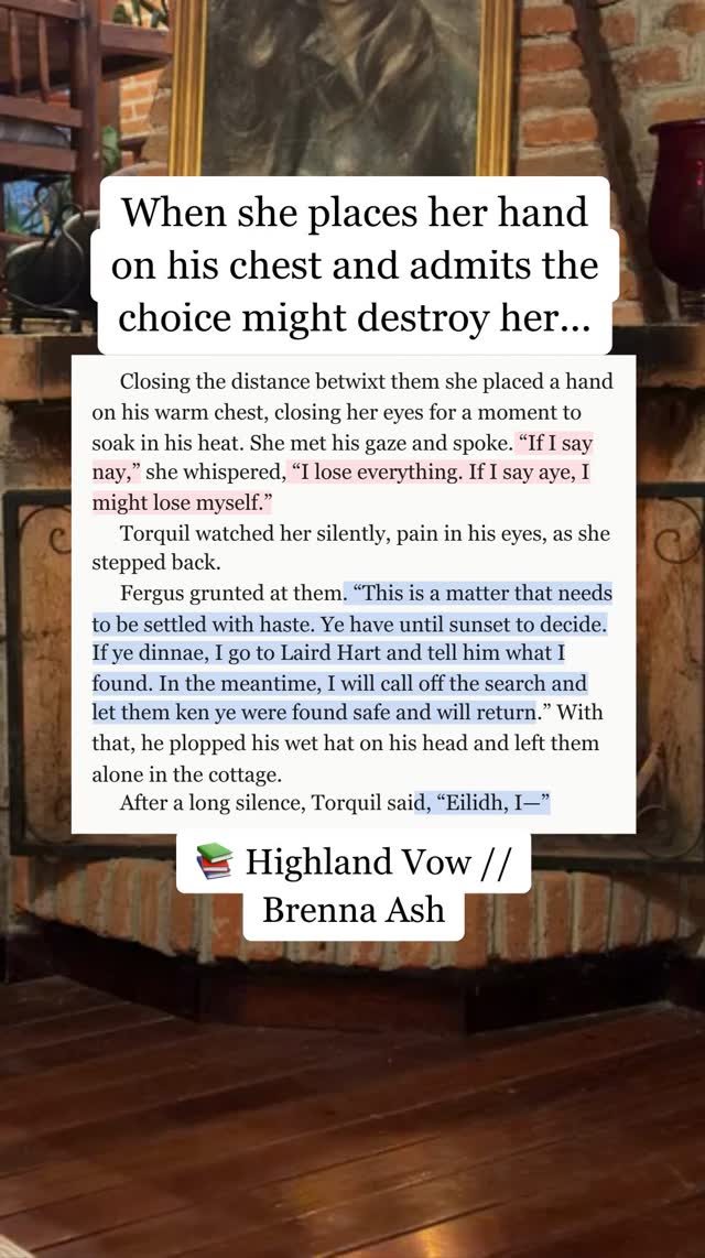 OMG this choice. "lose everything" or "lose myself"?! My heart aches for Torquil too 😩
#bookstagram #bookrecommendations #romancebooks #historicalromance #angstyreads #highstakesromance #forcedproximity #forbiddenlove #bookexcerpt #kindlereads