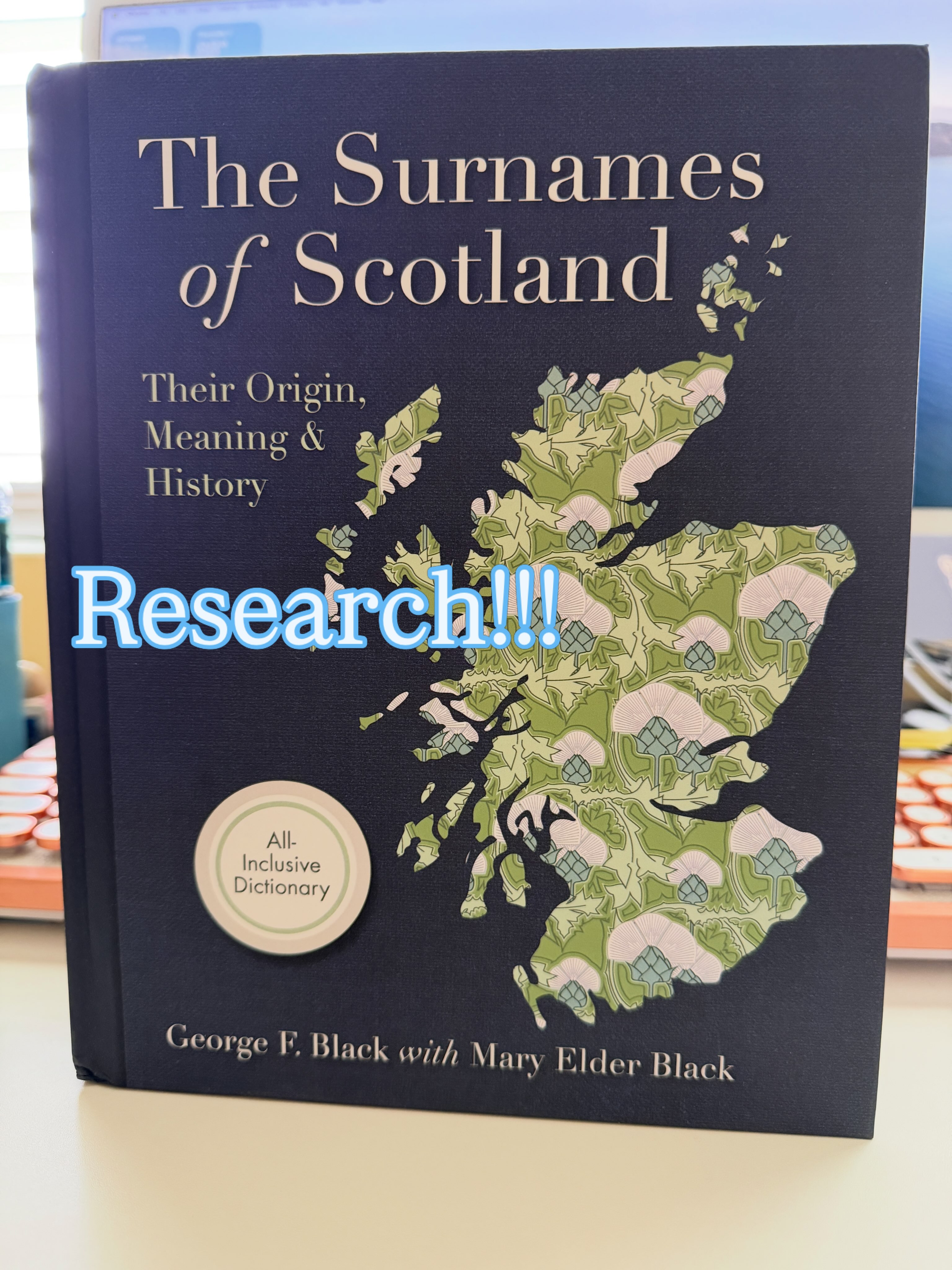 It’s finally here! I am so ridiculously excited about this book!! Over 800 pages of clan awesomeness! #research #clans #histromauthorsofinstagram #ifyouneedmeillbereading