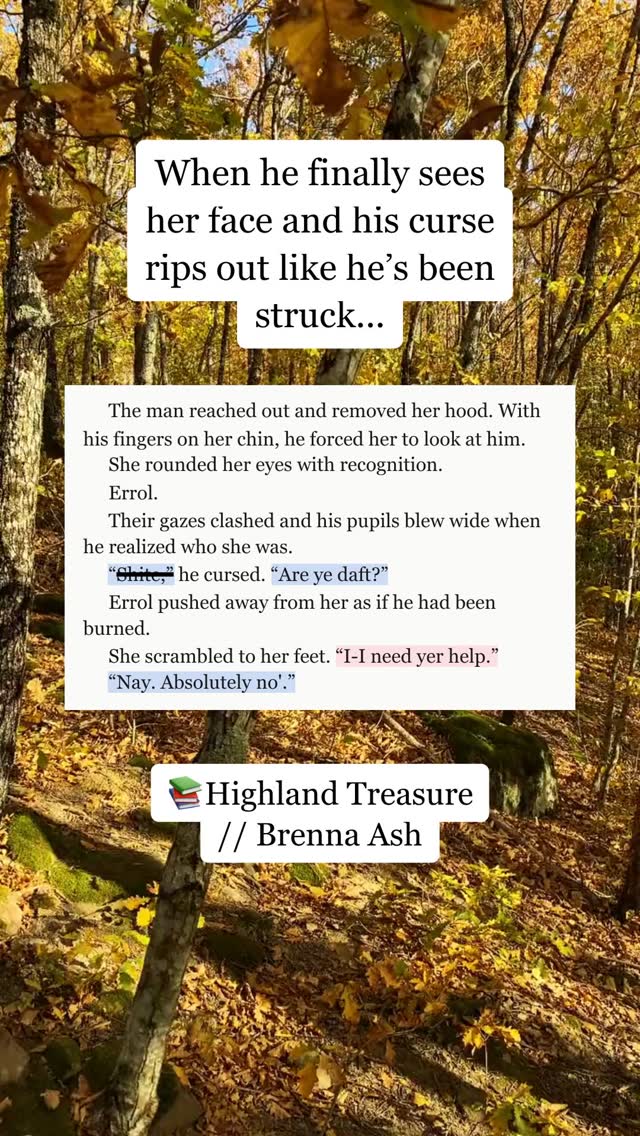 OMG HIS REACTION 😫 The way he cursed when he finally saw her face! And then he pushes her away?! #bookstagram #bookrecommendations #romancebooks #enemieslovers #fatedmates #pastconnection #highlandtreasure #forbiddenlove #booktok #spicyromance