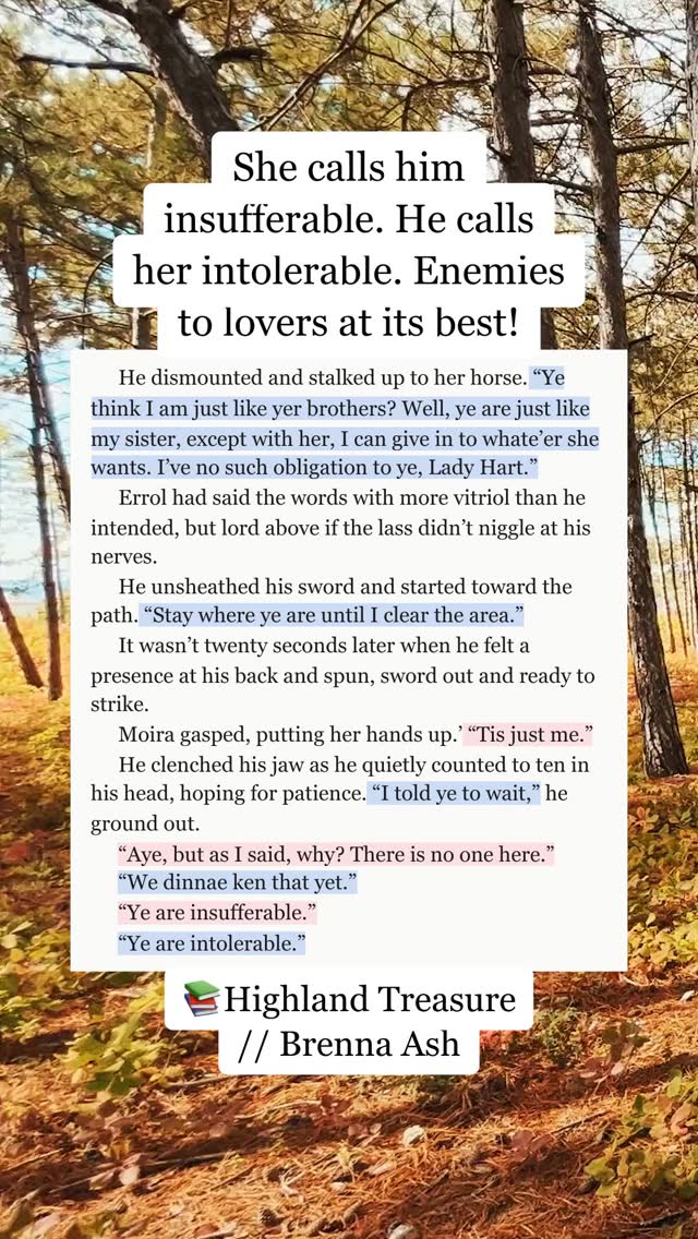 UGH them! The way he tries to control her and she just refuses to listen 🤭 Enemies to lovers in historical romance is just everything.
#enemiestolovers #enemiestoloverstrope #historicalromance #historicalromancebooks #bookstagram #romancebooks #bookrecommendations #fyp #bookish #booklover