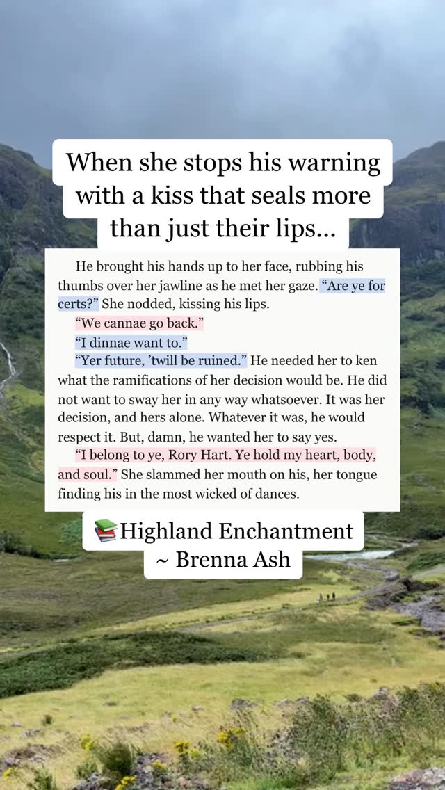 The way she just claims him like that 🤭 "I belong to ye, Rory Hart." Obsessed. #bookstagram #romancebooks #bookrecommendations #fatedmates #declarations #sheclaimsfirst #highstakesromance #bookish #booklover #forbiddenlove