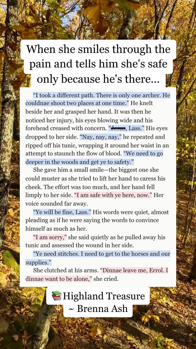 OMG the way she feels safe with him 🥹 Her 'I am safe with ye here, now' has me screaming. #bookstagram #bookrecommendations #romancebooks #protectivehero #historicalromance #hefallsfirsttrope #bookscenarios #fyp #booktok #comfortreads